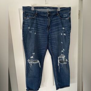 [Old Navy] Distressed Mid-rise Boyfriend Jeans 16